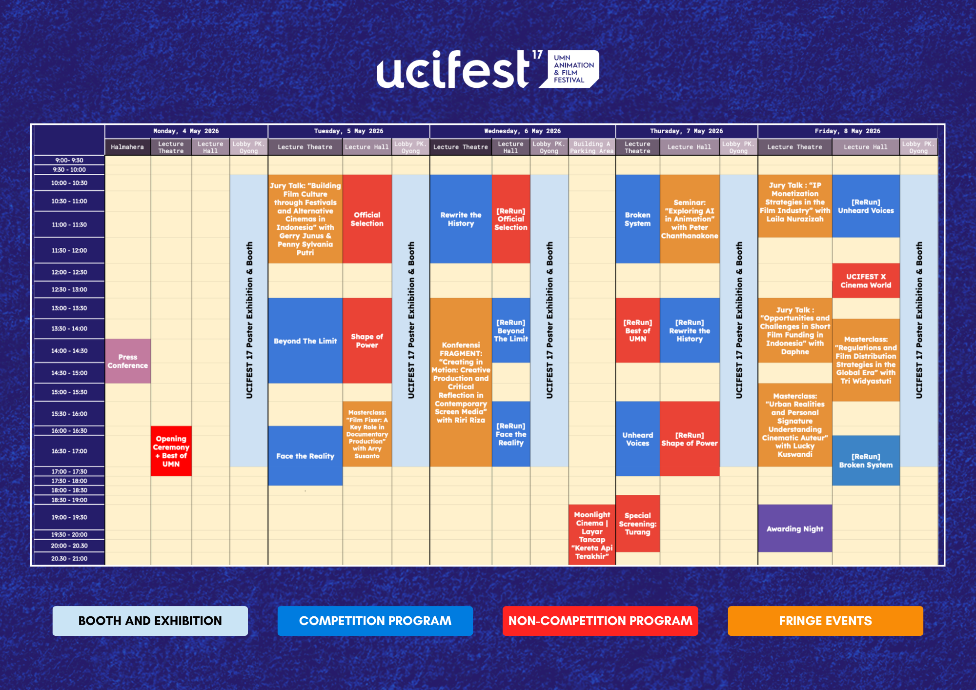 Program Schedule